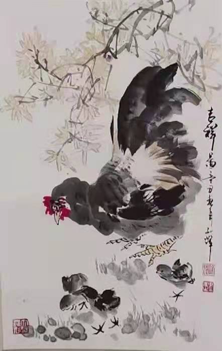 画家孙辉：将本心藏于水墨丹青的画“鸡”名家